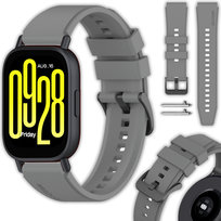 Pasek silikonowy Vanfone do Xiaomi Redmi Watch 5 Active / 5 Lite, szary