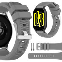 Pasek silikonowy Vanfone do Xiaomi Redmi Watch 5 Active / 5 Lite, szary