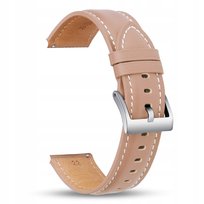 Pasek Skórzany Do Zegarka Smartwatch Kolory Uniwersalny 20Mm Jakość Premium JG Smart