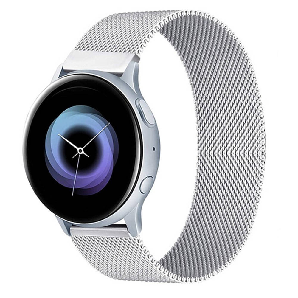 Pasek Stalowy Do Samsung Galaxy Watch 4 40/4 Classic 42/46 Mm (Srebrny