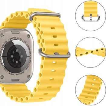Pasek Tech Protect Iconband Pro do Apple Watch 49/45/44/42 mm, żółty - TECH-PROTECT