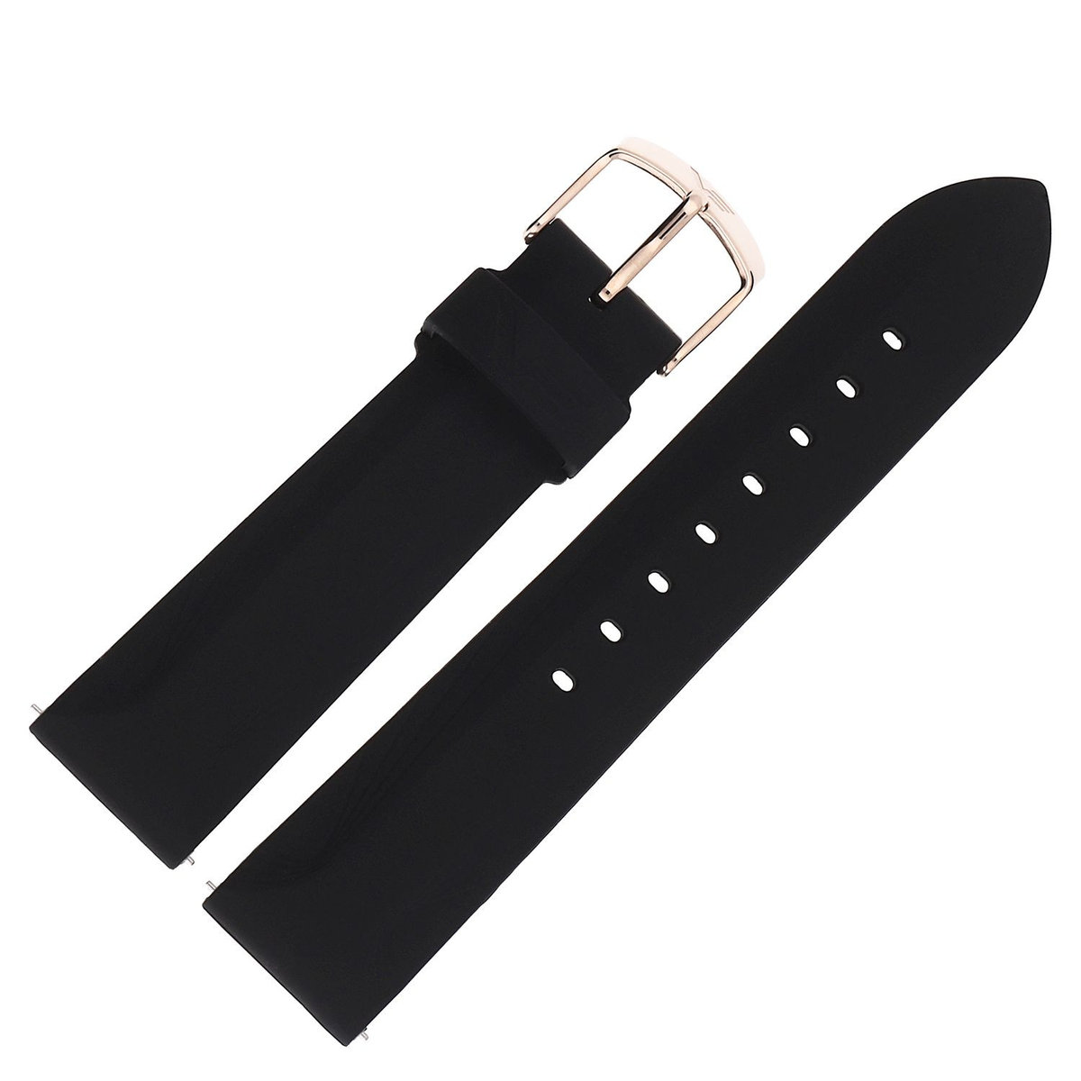 Vostok Europe Pasek Undine - Silikon (B568) czarny różowa kl.