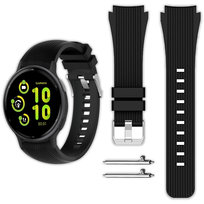 Pasek Vanfone do Garmin Approach S12/S40/S42/S44/S50, Venu SQ/SQ 2/2 Plus, Vivoactive 3/5/6, Forerunner 55/245/645, Vivomove HR/3/Style/Sport, D2 Air, czarny