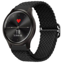 Pasek Vanfone do Garmin Approach S12/S40/S42/S44/S50, Venu SQ/SQ 2/2 Plus, Vivoactive 3/5/6, Forerunner 55/245/645, Vivomove HR/3/Style/Sport, D2 Air, czarny