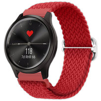 Pasek Vanfone do Garmin Approach S12/S40/S42/S44/S50, Venu SQ/SQ 2/2 Plus, Vivoactive 3/5/6, Forerunner 55/245/645, Vivomove HR/3/Style/Sport, D2 Air, czerwony