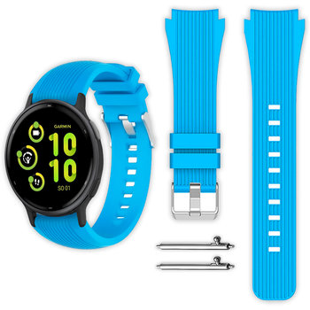 Pasek Vanfone do Garmin Approach S12/S40/S42/S44/S50, Venu SQ/SQ 2/2 Plus, Vivoactive 3/5/6, Forerunner 55/245/645, Vivomove HR/3/Style/Sport, D2 Air, niebieski - Vanfone