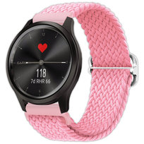 Pasek Vanfone do Garmin Approach S12/S40/S42/S44/S50, Venu SQ/SQ 2/2 Plus, Vivoactive 3/5/6, Forerunner 55/245/645, Vivomove HR/3/Style/Sport, D2 Air, różowy