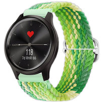 Pasek Vanfone do Garmin Approach S12/S40/S42/S44/S50, Venu SQ/SQ 2/2 Plus, Vivoactive 3/5/6, Forerunner 55/245/645, Vivomove HR/3/Style/Sport, D2 Air, zielona limonka