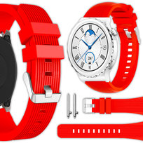 Pasek Vanfone do Huawei Watch GT 2 42mm, GT 3 42mm, GT 3 Pro 43mm, czerwony