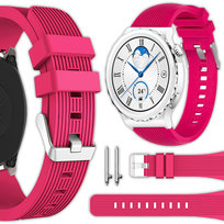 Pasek Vanfone do Huawei Watch GT 2 42mm, GT 3 42mm, GT 3 Pro 43mm, hot pink