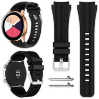 Pasek Vanfone do Samsung Galaxy Watch 4 5 6 7 40mm/44mm/45mm/46mm/47mm Pro Active 2, czarny