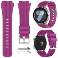 Pasek Vanfone do Samsung Galaxy Watch 4 5 6 7 40mm/44mm/45mm/46mm/47mm Pro Active 2, fioletowy