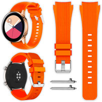 Pasek Vanfone do Samsung Galaxy Watch 4 5 6 7 40mm/44mm/45mm/46mm/47mm Pro Active 2, pomarańczowy