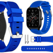 Pasek Vanfone do Xiaomi Amazfit GTS 2/2e/2 Mini/3/4/4 Mini, BIP S/Lite/U Pro/3 Pro, GTR 42mm, Zepp E, Mibro Lite/Air, chabrowy