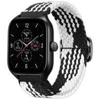 Pasek Vanfone do Xiaomi Amazfit GTS 2/2e/2 Mini/3/4/4 Mini, BIP S/Lite/U Pro/3 Pro, GTR 42mm, Zepp E, Mibro Lite/Air, czarno-biały