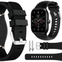 Pasek Vanfone do Xiaomi Amazfit GTS 2/2e/2 Mini/3/4/4 Mini, BIP S/Lite/U Pro/3 Pro, GTR 42mm, Zepp E, Mibro Lite/Air, czarny