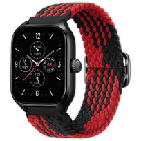 Pasek Vanfone do Xiaomi Amazfit GTS 2/2e/2 Mini/3/4/4 Mini, BIP S/Lite/U Pro/3 Pro, GTR 42mm, Zepp E, Mibro Lite/Air, czerwono-czarny