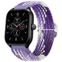 Pasek Vanfone do Xiaomi Amazfit GTS 2/2e/2 Mini/3/4/4 Mini, BIP S/Lite/U Pro/3 Pro, GTR 42mm, Zepp E, Mibro Lite/Air, fioletowy neon