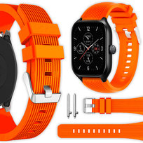Pasek Vanfone do Xiaomi Amazfit GTS 2/2e/2 Mini/3/4/4 Mini, BIP S/Lite/U Pro/3 Pro, GTR 42mm, Zepp E, Mibro Lite/Air, pomarańczowy