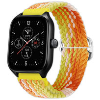 Pasek Vanfone do Xiaomi Amazfit GTS 2/2e/2 Mini/3/4/4 Mini, BIP S/Lite/U Pro/3 Pro, GTR 42mm, Zepp E, Mibro Lite/Air, słoneczna pomarańcza