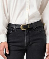 Pasek Wrangler WESTERN SUN BELT 112365347 Black 80