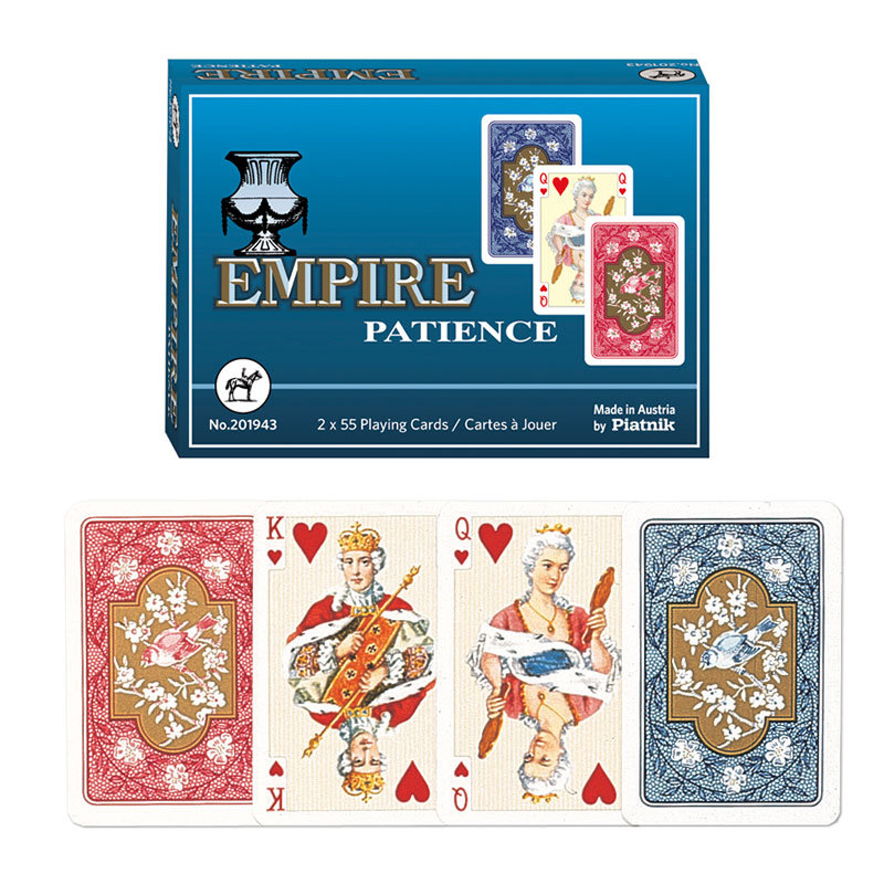 Pasjans Empire, karty, Piatnik, 2 talie