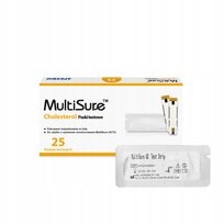 Paski do pomiaru i kontroli cholesterolu Multisure GCTU - 25 sztuk