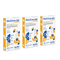 Paski ketonowe MultiSure GK 30 szt Diather + GRATIS Test covid-19 DIATHER