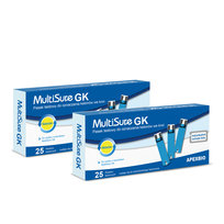 Paski ketonowe MultiSure GK do pomiaru ciał ketonowych keto 2 x 25 szt DIATHER