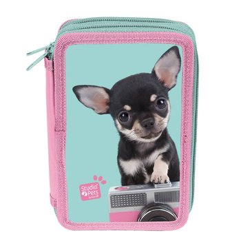 Paso, piórnik dwukomorowy, Studio Pets, chihuahua - Paso