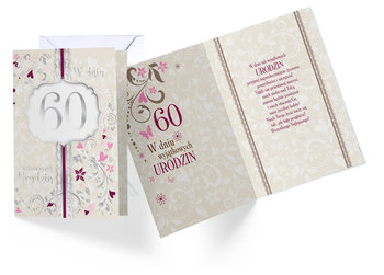 Passion Cards, karnet okolicznościowy, PP-1388, 60 urodziny - Passion Cards