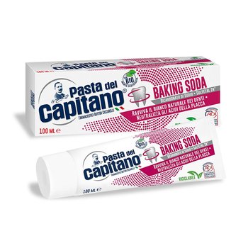 Pasta del Capitano, Baking Soda Toothpaste, Wybielająca pasta do zębów z sodą oczyszczoną, 100 ml - Pasta del Capitano