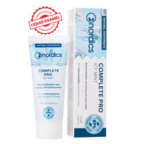 Pasta do zębów remineralizująca Complete Pro z płynnym szkliwem 75 ml - Nordics