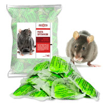 Pasta na szczury i myszy silna trucizna difenakum STRONG 1 kg