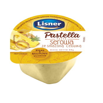 Pasta serowa z cebulką Lisner 80g - Lisner