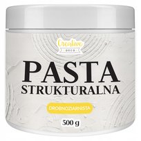 Pasta strukturalna drobnoziarnista biała do struktur i efektów 3D 500g