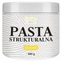Pasta strukturalna gładka biała do tworzenia struktur i efektów 3D 500g