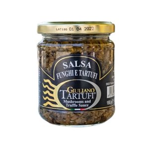 Pasta truflowa z czarnej trufli 7%, 180 g  (Salsa Tartufata) - GIULIANO TARTUFI