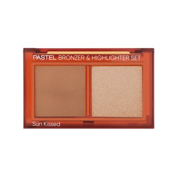 PASTEL Bronzer & Highlighter Set Zestaw do konturowania twarzy nr 01 - Sun Kissed  1szt - inna