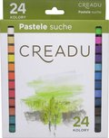 Pastele suche, 24 kolory - Creadu