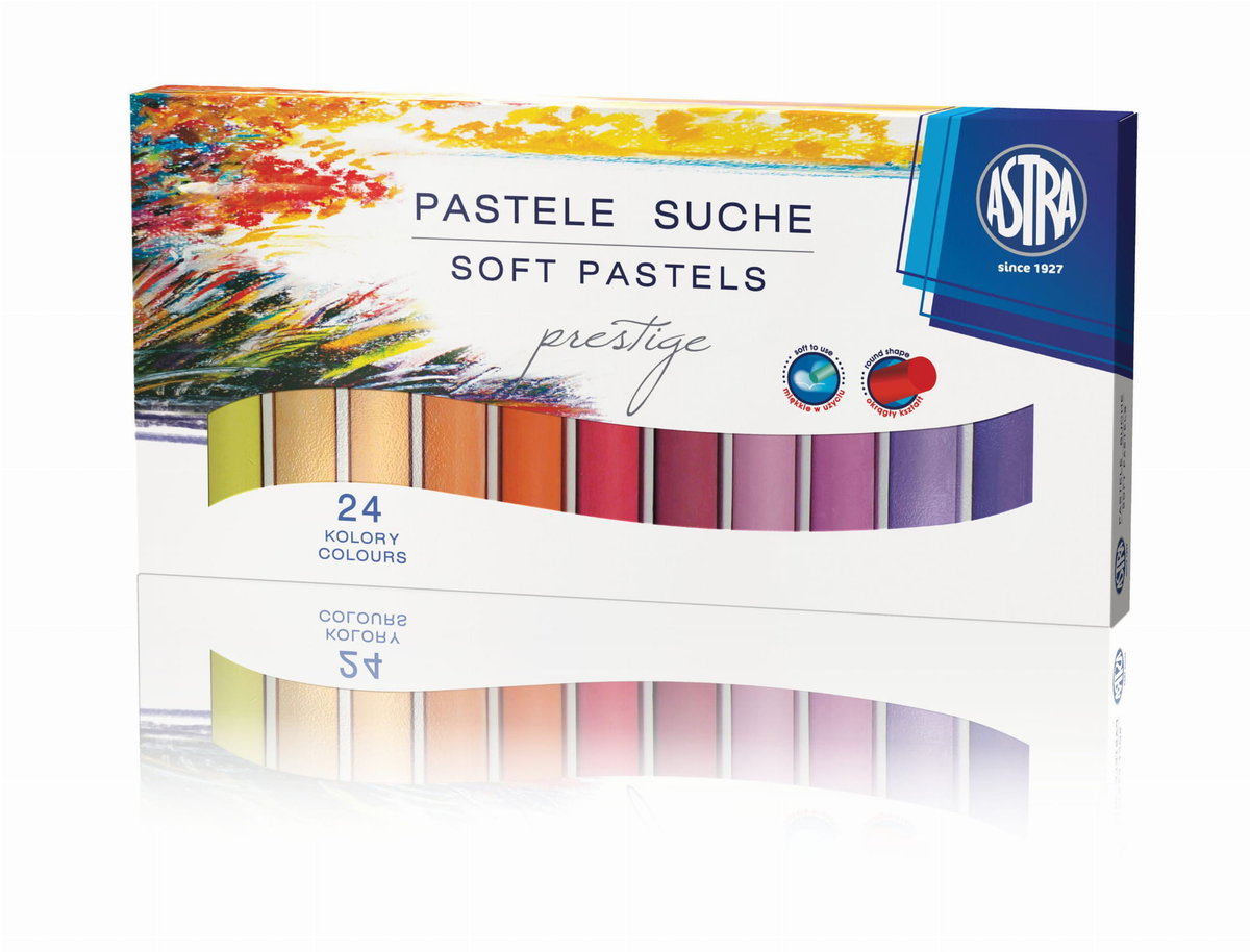 Фото - Малювання Astra Pastele suche  Prestige okrągłe 24 kolory 