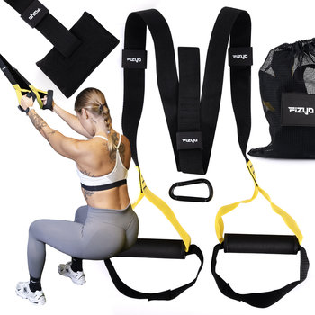 Pasy Treningowe TRX FIZYO Taśmy do Ćwiczeń Crossfit Uchwyt do Zawieszenia na Drzwi - Fizyo