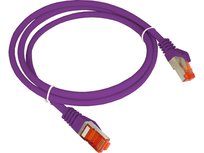 Patch-cord ALANTEC kat.6A S/FTP fioletowy 2m LSOH  - ALANTEC Alantec