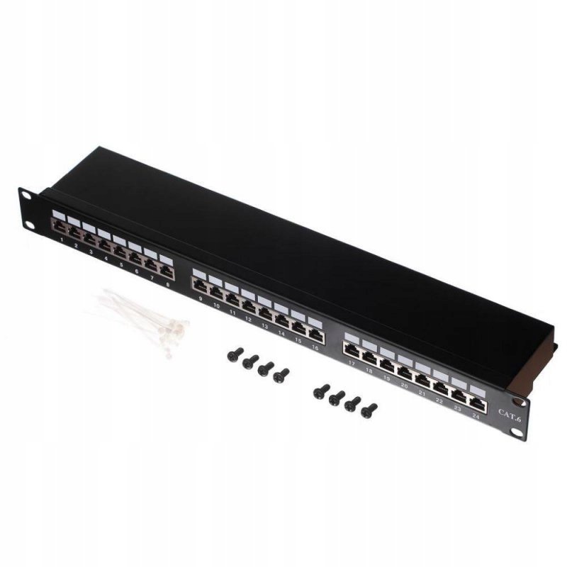 Patch Panel Netrack Porty Kat Ftp Z P K Netrack Sklep Empik Com