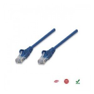 Patchcord Intellinet Cat.5e UTP 100% Miedź 10m Niebieski - Intellinet