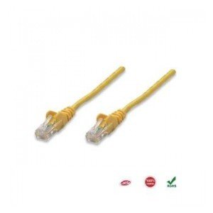 Patchcord Intellinet Cat.5e UTP 100% Miedź 10m Żółty - Intellinet