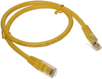Patchcord Rj45/6/0.5-Yellow 0.5 M - Delta