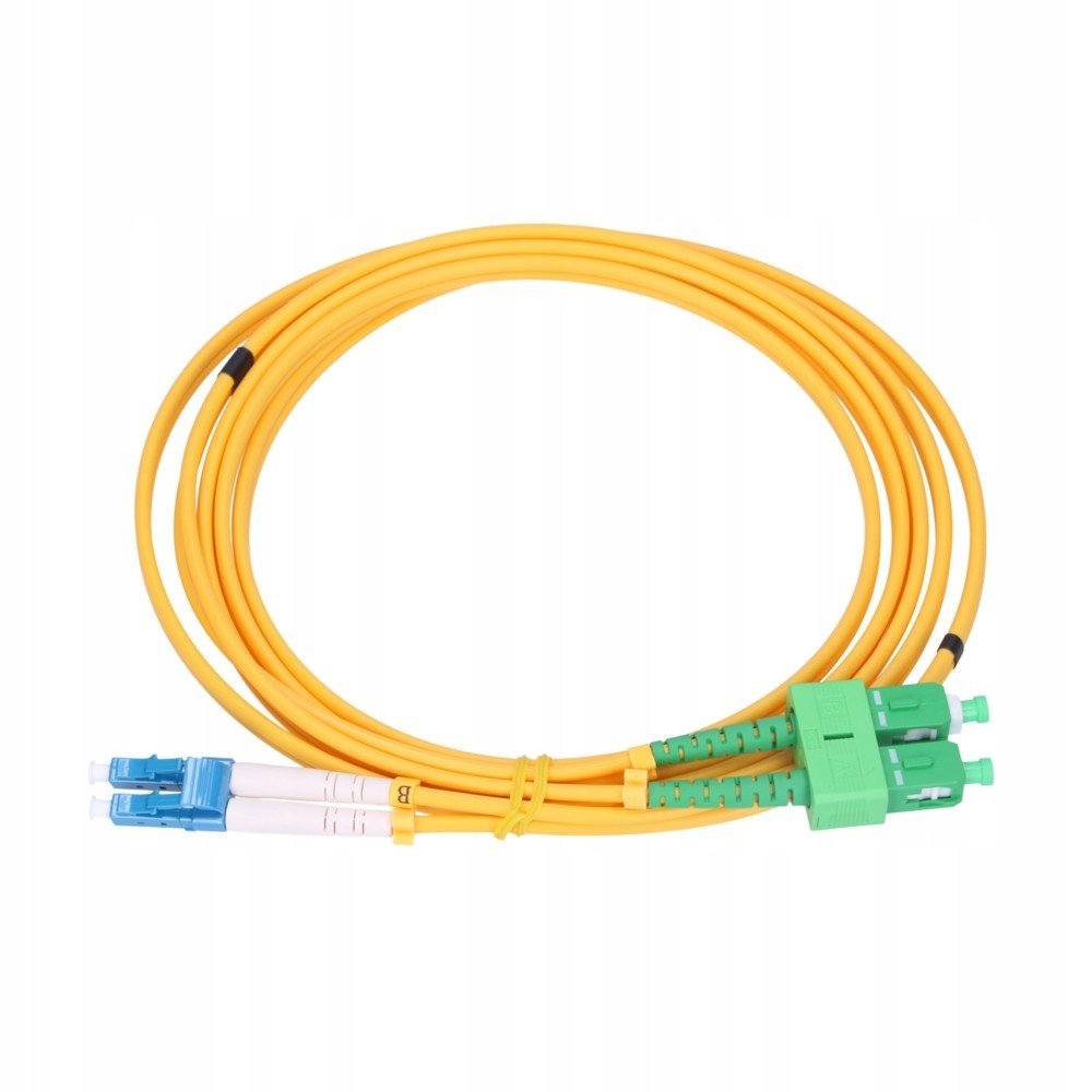 Patchcord SC/APC-LC/PC Jednomodowy Duplex 2mm 2.5m - Extralink | Sklep ...