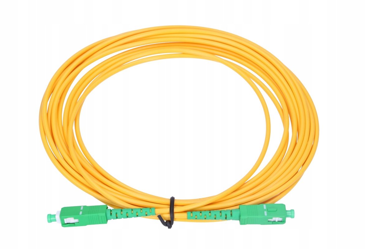 Patchcord SC/APC-SC/APC Jednomodow Simplex 3mm 30m - Extralink | Sklep ...