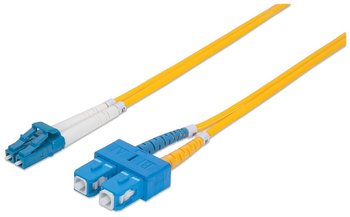 Patchcord światłowodowy INTELLINET OS2 9/125 SM SC-LC, Duplex, 2 m - Intellinet